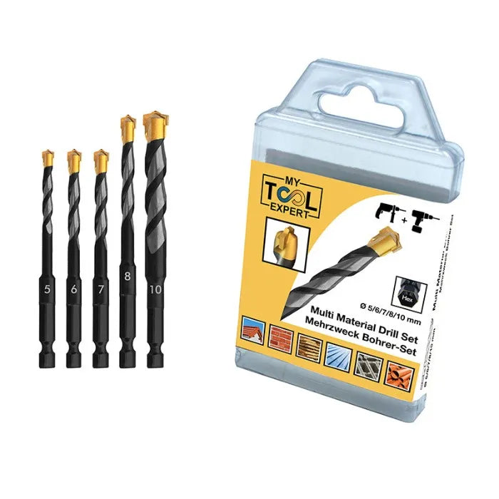 brickwork drill bits with packaging labeled 'My Tool Expert' on a white background