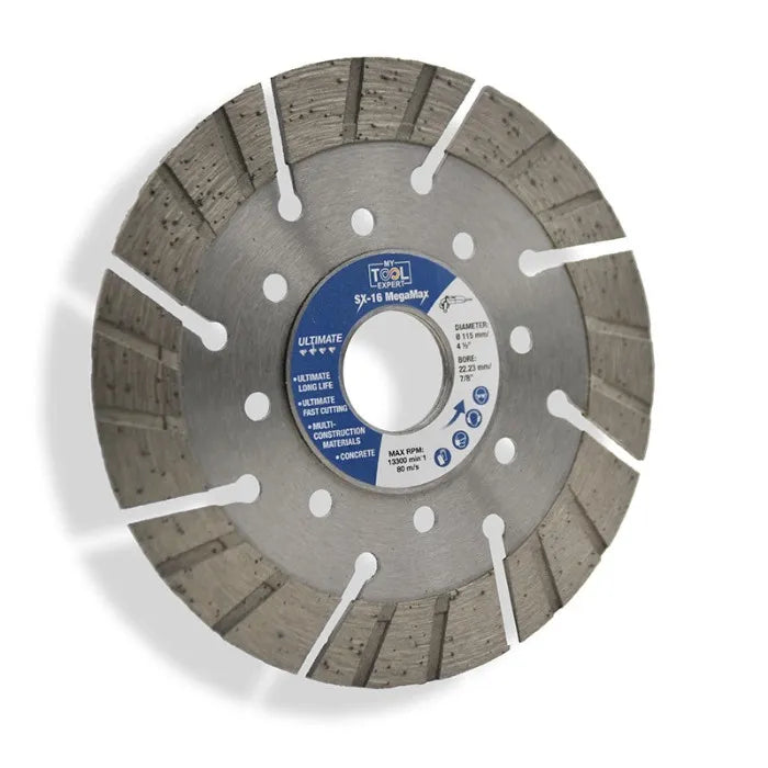 115mm Diamond blade with a brand label on a white background