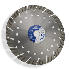 230mm Diamond blade with a brand label on a white background