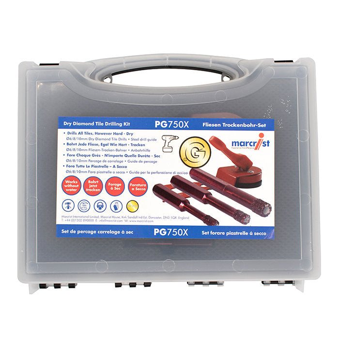 PG750X Tile and Porcelain Dry Drilling Set