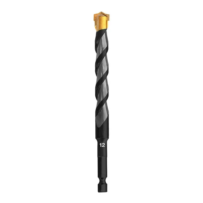 12mm masonry drill bit on a white background