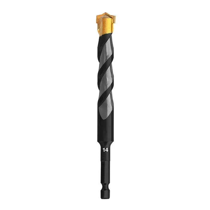 14mm masonry drill bit on a white background