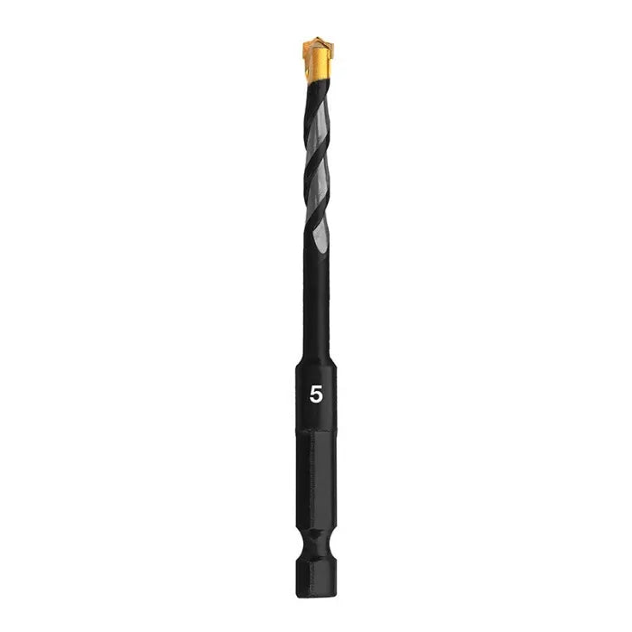 5mm masonry drill bit on a white background