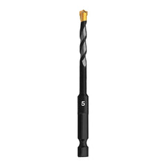 5mm masonry drill bit on a white background