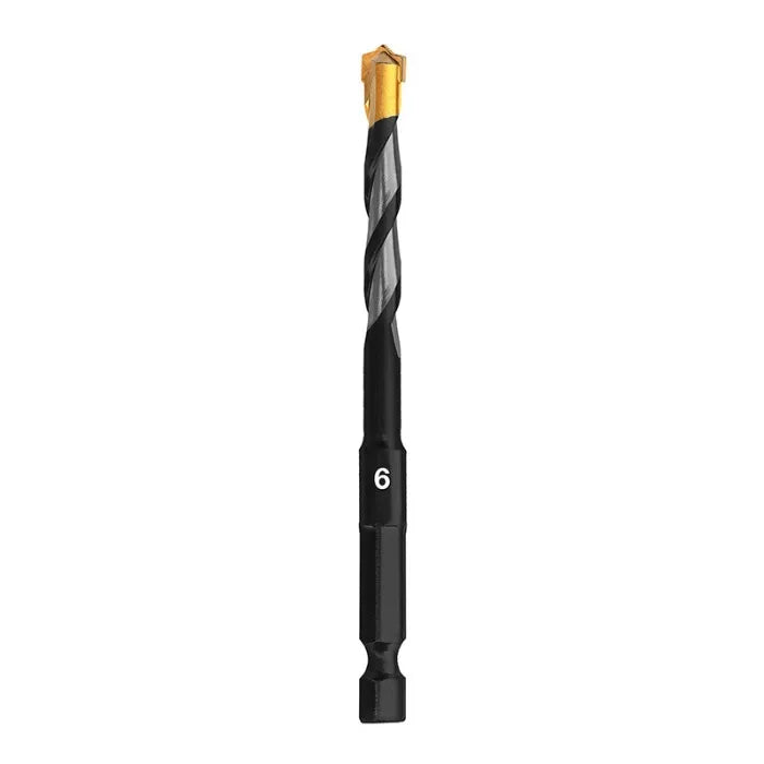 6mm masonry drill bit on a white background