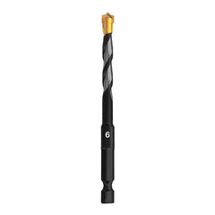 6mm masonry drill bit on a white background