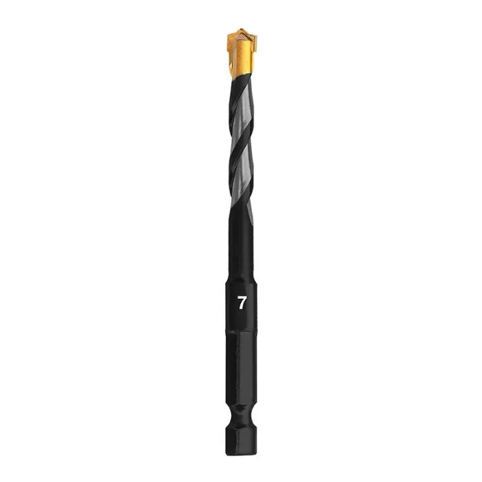7mm masonry drill bit on a white background