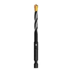 8mm masonry drill bit on a white background