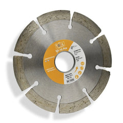 115mm angle grinder discs concrete on a white background