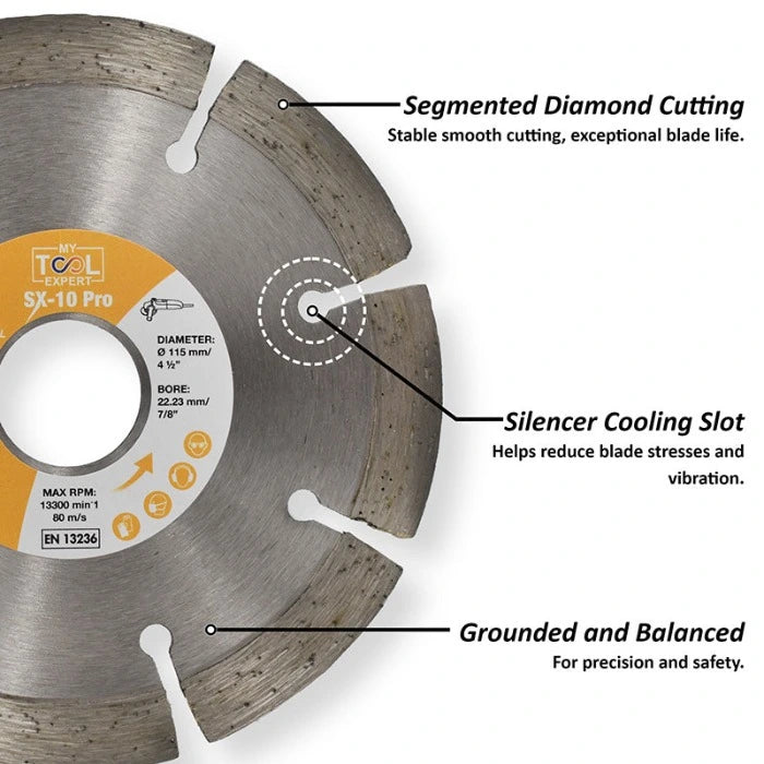 Segmented Disc Segmented Blade For Angle Grinder SX-10 PRO – My Tool Expert