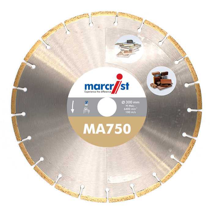 MA750 Diamond Table Saw Blade for Marble Marcrist International