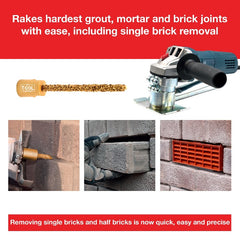 mortar rake for grinder