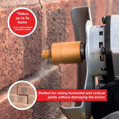 mortar rake for drill