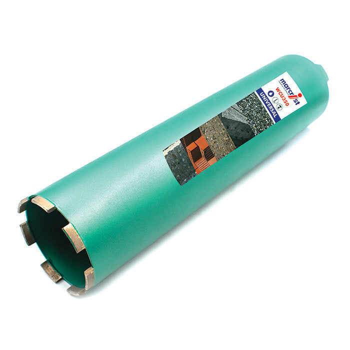 Marcrist WCU350 wet diamond core drill bit in green