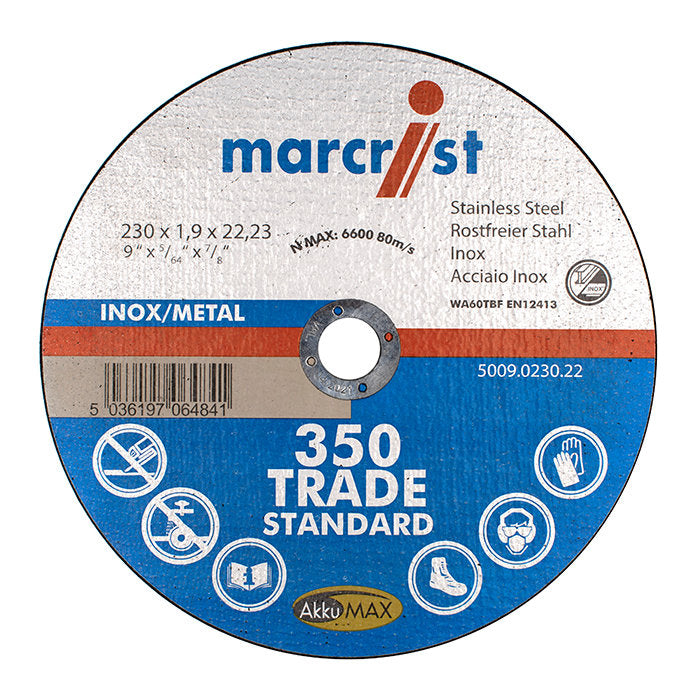 350 Inox Special Ultrathin Slitting Disc Marcrist International