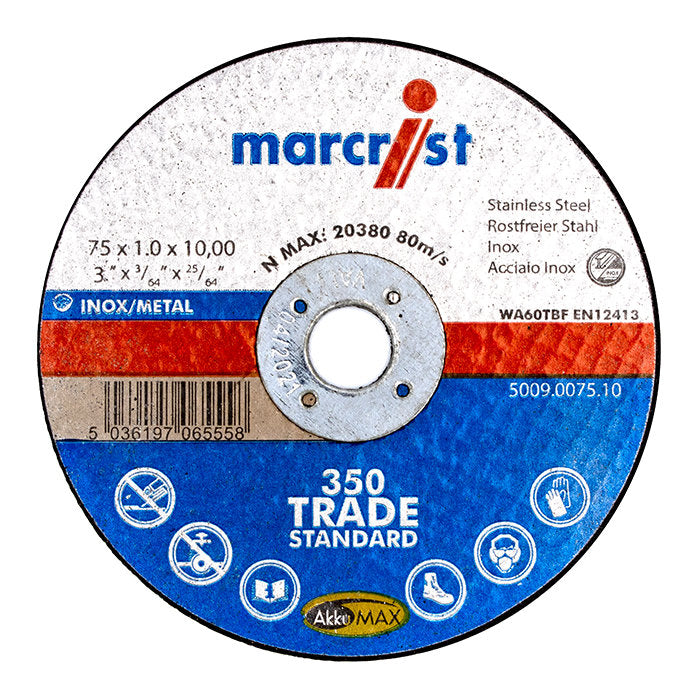 Slitting Disc Mouting Steel Cutting Disc 350 Inox Ultrathin – My Tool Expert
