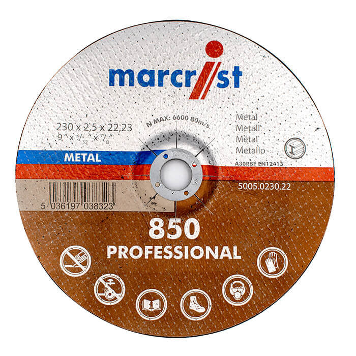 850 Depressed Metal Cutting Disc (25 pcs./pack) Marcrist International